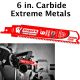 Diablo Steel Demon Carbide Recip. Blade for Extreme Metals - 6 in. length - QTY:1