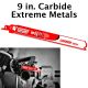 Diablo Steel Demon Carbide Recip. Blade for Extreme Metals - 9 in. length - QTY:1