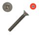 McFeely's - 10-24 x 1-1/4 Machine Screws, Stainless Steel, Flat Head, Square Drive - QTY:25