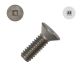 1/4-20 x 3/4 in. Machine Screws, 305 Stainless, Flat Head, Square Drive - Qty:25