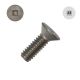 1/4-20 x 1/2 in. Machine, 305 SS, Flat Head, Square - Qty:25