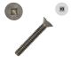 1/4-20 x 1-1/4 in. Machine Screws, 305 Stainless, Flat Head, Square Drive - Qty:25