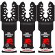 1-1/4 in. Universal Fit Bi-Metal Oscillating Blades for Nail-Embedded Wood - 3pk