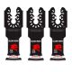 1-1/4 in. Universal Fit Bi-Metal Oscillating Blades for Clean Wood - 3pk