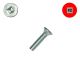 #8 x 3/4 in. Flat Head Machine Screws
