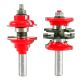 Freud - 2pc Quarter Round Entry Door Rail and Stile Router Bit Set