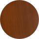 9/16 in. PSA Screw Caps - Woodgrain PVC - Color: Bourbon Cherry