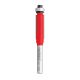 Freud Flush Trim Bit, 1/2 in. Dia, 1/4 in. Shank, 1/4 in. Shank