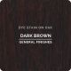 GF Water Based Dye Stains - Dark Brown - On Oak