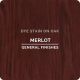 GF Water Based Dye Stains - Merlot - On Oak