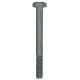 1/4-20 x 2-1/2 in. Hex-Head Bolt, Galvanized, Hex - MEL