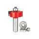 Freud Rabbeting Bit with Bearing Set - 5/16 in. To 1/2 in. - 1-3/8 in. Dia. - 1/2 in. Shank
