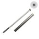 7 in. White Gutter Screw and Ferrule Set for 5 in. Gutters