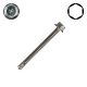 14 x 2 in. Self-Drilling Metal Screws, 500 Stainless Steel, Hex Head, Hex Drive - Qty:100 - EOL