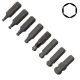 1 in. Ball Hex Bits - Wire Detent - You Choose the Size