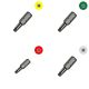 1 in. Reduced Shank Square Bit Wire Detent - Small Image