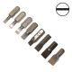1 in. Slotted Bits - Thick, Wire Detent - Various Slot Sizes