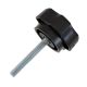 McFeely's - 1/4-20, Male, 1-3/4 in. Integral Stud Fluted Knob - QTY:1 -JKB-2516