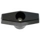 2 in. Dia. T Knob, Thru Hole, 1/4-20 Steel Zinc Locking Insert for Vibration Resistance