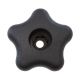 Snap-Lock Star Knob for 1/4 in. Hex-Head Bolts, 2-1/4 in. Knob Diameter