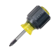 Klein Square-Drive Stubby Screwdriver, #1 x 1-1/2 in. Shank