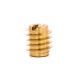#4-40 x 3/8 in. Solid Brass Threaded Inserts - Qty:50 - *KR*