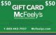 McFeely's $50 Gift Card