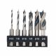 6 Piece. Wood Stubby Bit Set