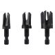 Snappy Tapered Plug Cutter Set - 3 Pc
