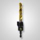 7/16 x 1 in. 3-Flute Flat Bottom Counterbore with TiN coated twist drill