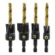 1/4 in. Drill Bit 3-Flute Flat Bottom Counterbore - Choose Counterbore Size