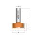 CMT Mortising Bit, 1/2 in. Dia., 3/4 in. Cutter Height, No Bearing, 1/4 in. Shank
