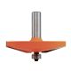 CMT Panel Raising Router Bit ,15 Deg. Straight Bevel Profile, 5/8 in. Min Stock, 3-1/4 in. Dia., 1/2 in. Shank