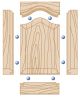 1/4 in. Space Balls Floating-Door-Panel Spacers - Qty:5000