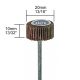 Proxxon Flap Wheels - 3/4 in. 120 Grit - Dimensioned