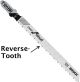 Bosch T101B 4 in. 10 TPI Reverse Pitch Jig Saw Blade for Wood - 5-pack