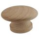 Round Raised Knob with Threaded Insert, 1-1/2 in. - Qty:25