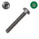 6-32 x 1 Pan-Head Machine Screws, 18-8 Stainless, Square Drive - Qty:1000