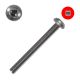 McFeely's - 8-32 x 1-1/2  Pan-Head Machine Screws, 18-8 Stainless, Square Drive - QTY:1000