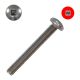 10-32 x 1-1/2 Pan-Head Machine Screws, 18-8 Stainless, Square Drive - Qty:25