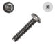1/4-20 x 3/4 Pan-Head Machine Screws, 18-8 Stainless, Square Drive - Qty:1000