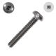 1/4-20 x 1-1/4 Pan-Head Machine Screws, 18-8 Stainless, Square Drive - Qty:25