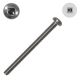 1/4-20 x 2-1/2 in. Pan-Head Machine, 18-8 SS, Square - Small Image