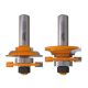 CMT Bevel and Radius Rail and Stile Set - 1/2 in. Shank