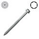 Strong-Tie- 1/4 in. x 3-3/4 in. Concrete Screws, 410 Stainless Steel, Hex Head, Hex Drive - Qty:100