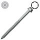 Strong-Tie- 1/4 in. x 4 in. Concrete Screws, 410 Stainless Steel, Hex Head, Hex Drive - Qty:10 