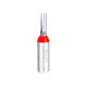 Freud Double Flute Straight Bit, 1/4 in. Dia x 3/4 in. Cutter Depth, 1/2 in. Shank