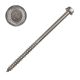Strong-Tie- 1/4 in. x 8 in. Hex Washer-Head Screws, 316 Stainless, 5/16 in. Hex Head - Qty:50