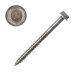 Strong-Tie- 5/16 in. Raised Hex Drive x 5 in. Structural Washer-Head Screws, 316 Stainless Steel - Qty:10