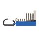 Drywall Driver Bit Set Carabiner  10pc